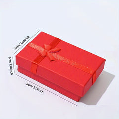 Rectangular Jewelry Box with Lid for Bracelet Ring - Necklace Storage