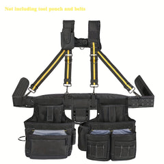 Men's Work Suspenders Tool Belt Suspenders With Large Phone Holder