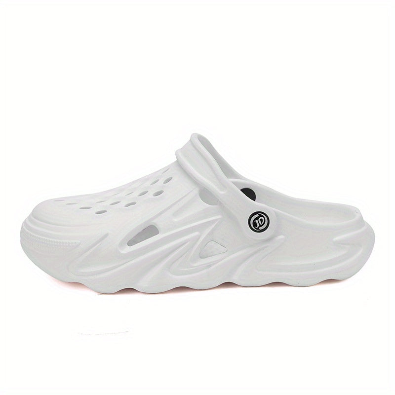 Men's Lightweight Comfy Clogs Hollow Out Non Slip Garden Shoes Summer