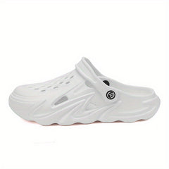 Men's Lightweight Comfy Clogs Hollow Out Non Slip Garden Shoes Summer