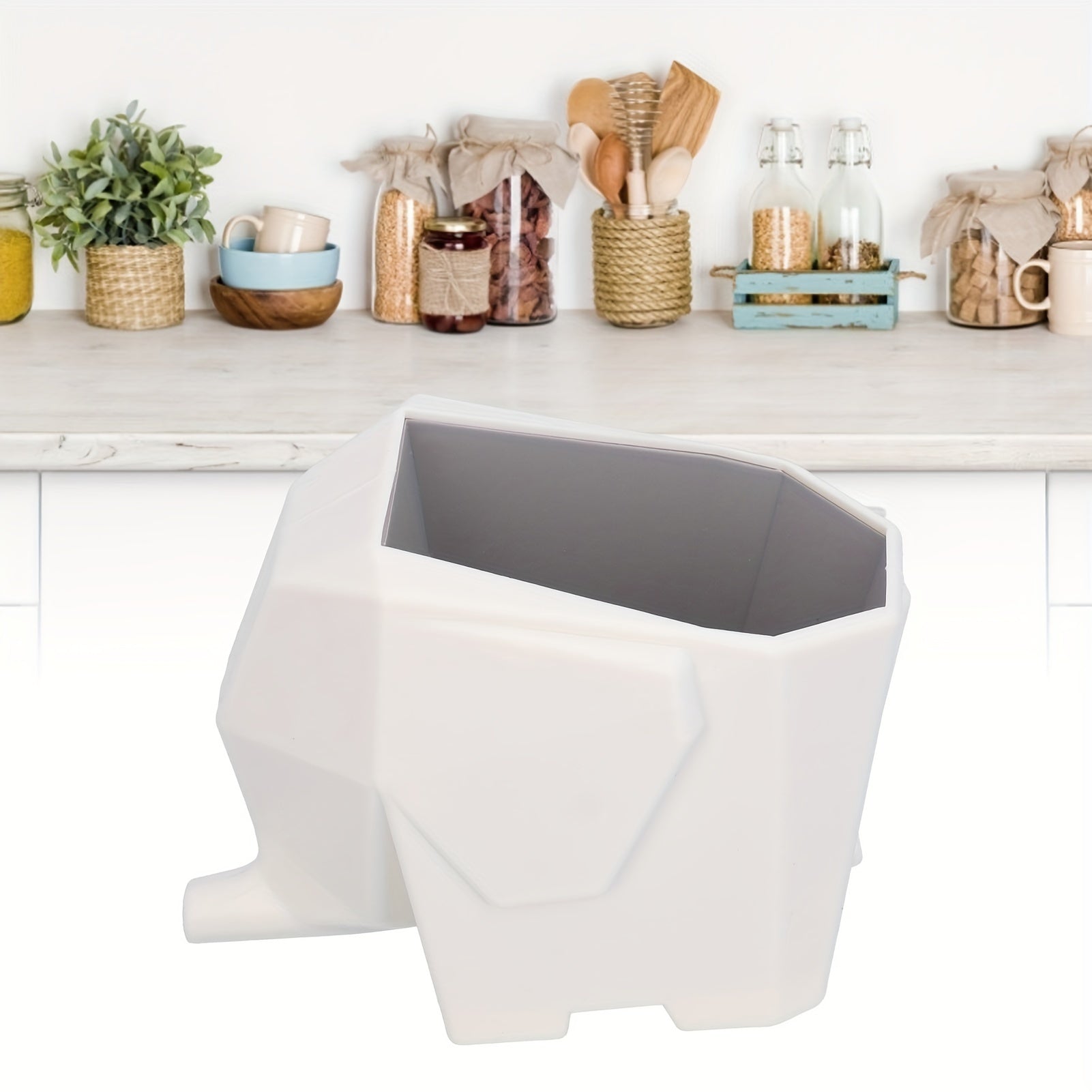 Zoternen Elephant Drain Rack Kitchen Plastic Storage Rack