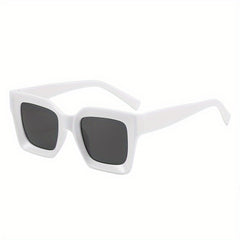 Men's Large Square Frame PC Sunglasses with Anti-pressure Paper Box
