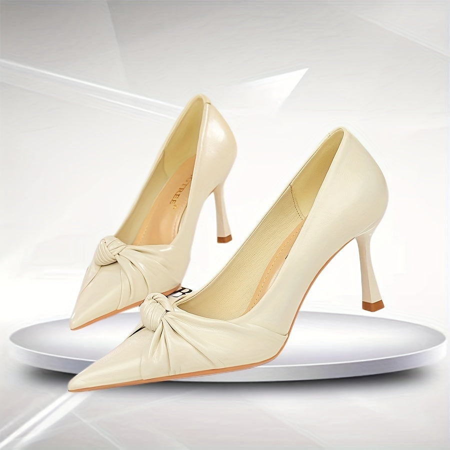 Women's Knot High Heels Stiletto Pumps