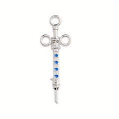 Golden Syringe Brooch Pins For Medical Professional