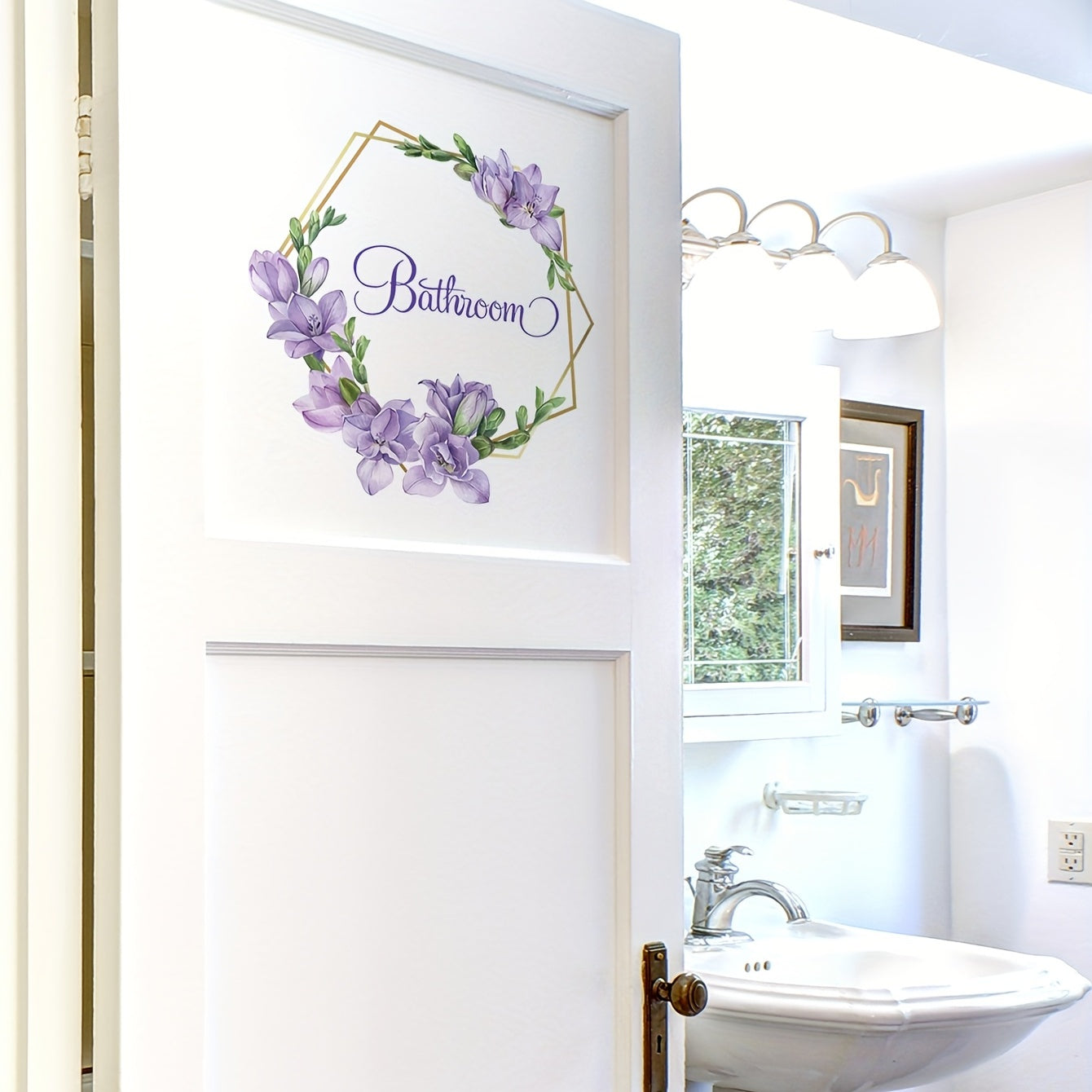Removable PVC Wall Sticker - Stylish Addition to Decor