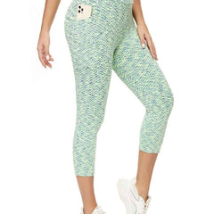 Women's Ribbed Honeycomb Butt Lifting Leggings