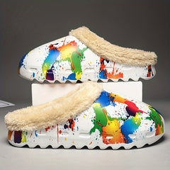 Women's Warm and Stylish Painting Slippers