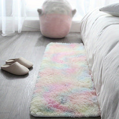 Shaggy Area Rug Soft Plush Rug Bedside Rugs Home Decor Non Slip Washable Carpet