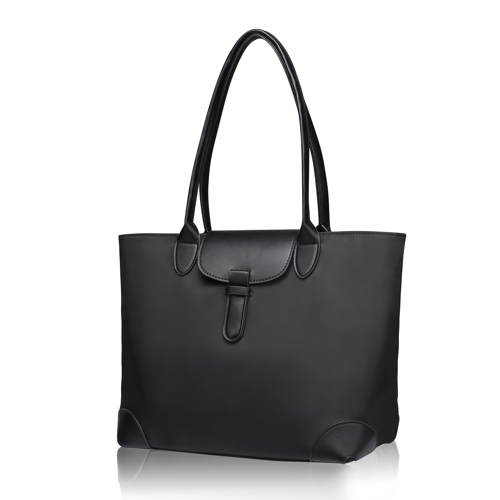 Large Capacity Tote Bag Solid Shoulder Bag Versatile Women's Commuter Bag