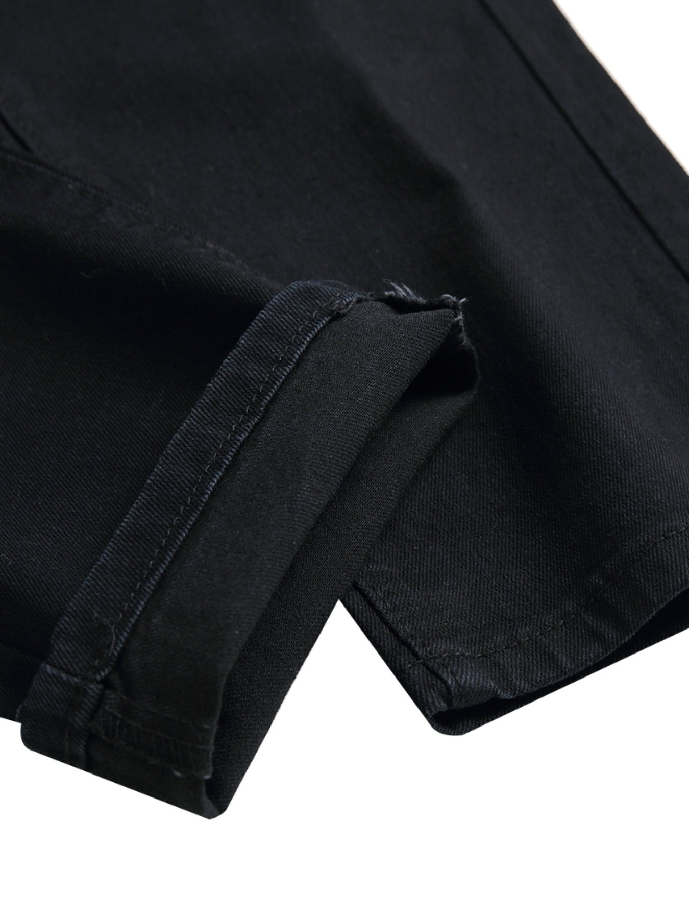 Mens Slim Fit Straight Leg Denim Pants