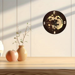 Kids Room Clock Lamp with Laser Engraved Globe Model LED