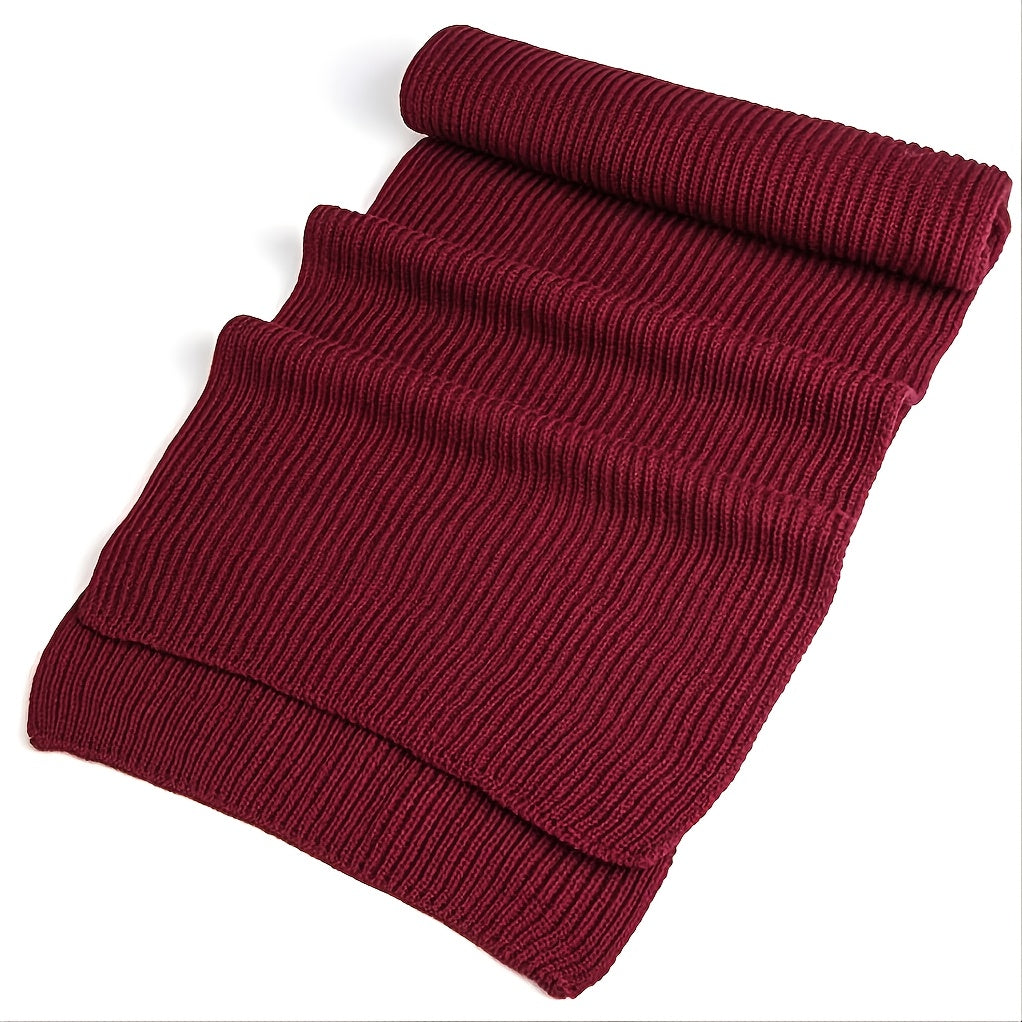 Winter Warm Solid Scarf for Men and Women