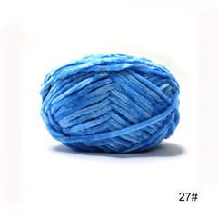3pcs Chenille Yarn for Knitting Crochet DIY Doll Hat 50g pc