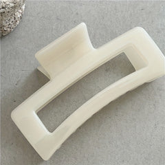 Rectangle Hair Claw Clip Non Slip Strong Hold Grip Hair Jaw Clip