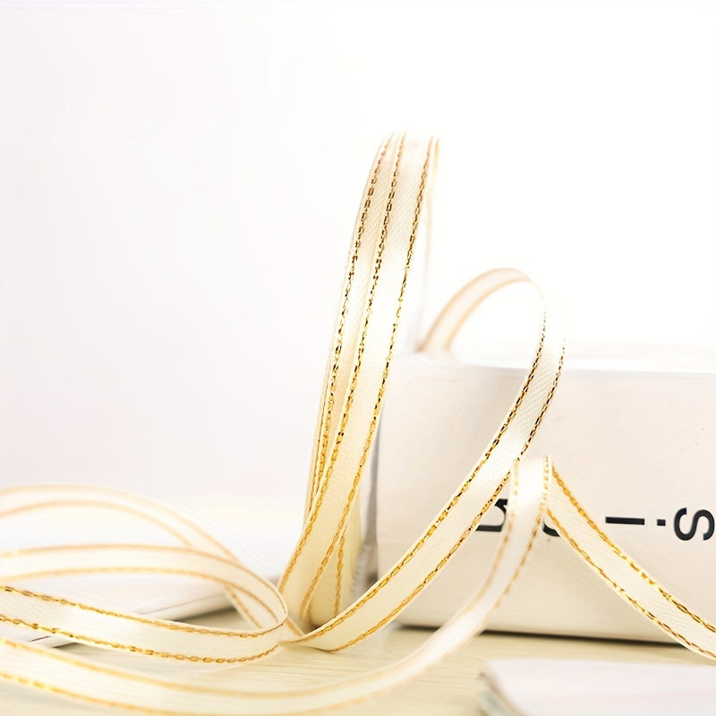 Double Lace Ribbon Golden Decoration 20m