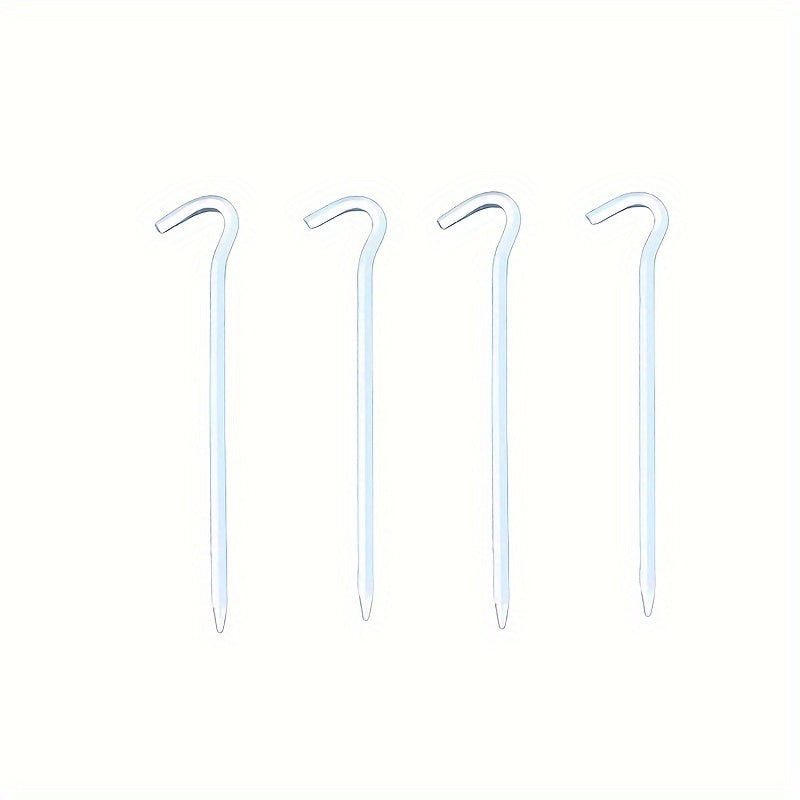 8pcs Aluminum Tent Pegs Hexagonal Ground Nails Camping Accessories