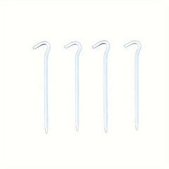 8pcs Aluminum Tent Pegs Hexagonal Ground Nails Camping Accessories