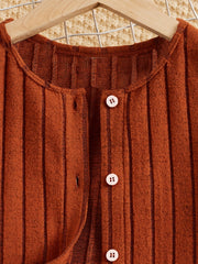Ribbed Lounge Set Long Sleeve Top & Crew Neck Cami & Pants Women's Loungewear