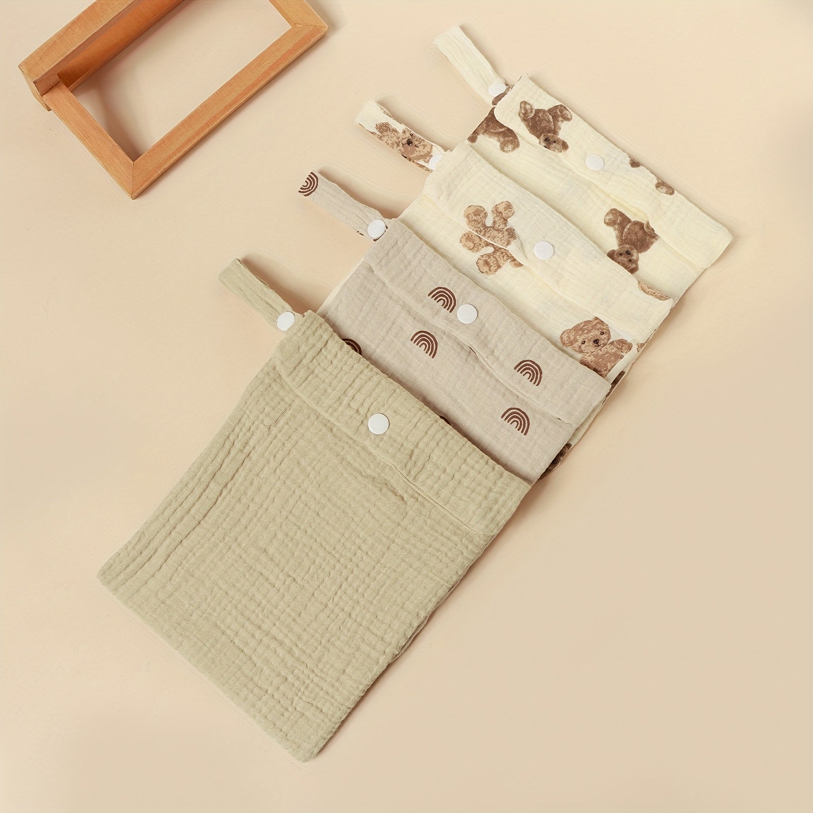 Polyester Diaper Storage Bag Hanging Organizer for Travel and Home