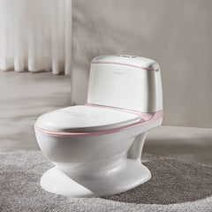 BC Babycare Green Pink Simulated Toilet For 2-6 Years - Water Sound Button