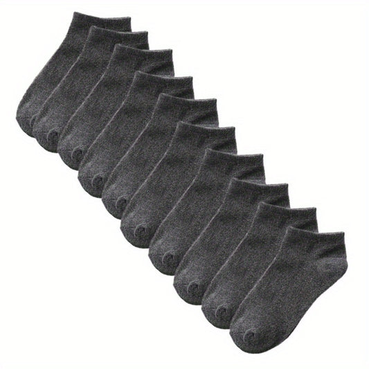 5 Pairs Boys Kids Low Cut Boat Socks for Children
