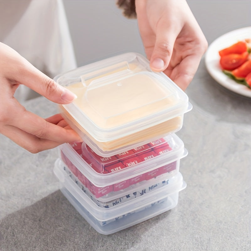 2pcs Fresh Keeping Storage Boxes for Cheese Butter Onions Ginger Garlic