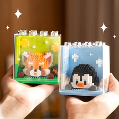 Zoo Building Blocks Box Series Holiday Gift Desktop Ornament