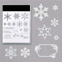 Christmas Snowflakes Metal Cutting Dies And Stamp Set