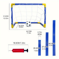 Portable Soccer Goal Set Indoor & Outdoor Durable Football Playing Kit