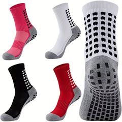Breathable Non-slip Cotton Crew Socks for Sports