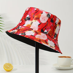 Tie Dye Print Bucket Hat Hip Hop Casual Fisherman Cap Unisex Sunscreen