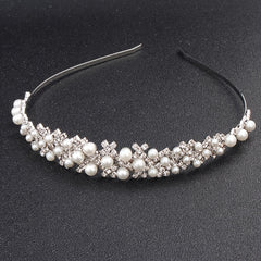 Faux Pearl Rhinestone Hairband Headband Party Favor Decorations