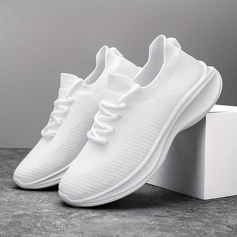 Men's Lace-up Sneakers Lightweight Breathable Sock Shoes