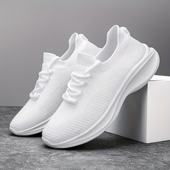 Men's Lace-up Sneakers Lightweight Breathable Sock Shoes