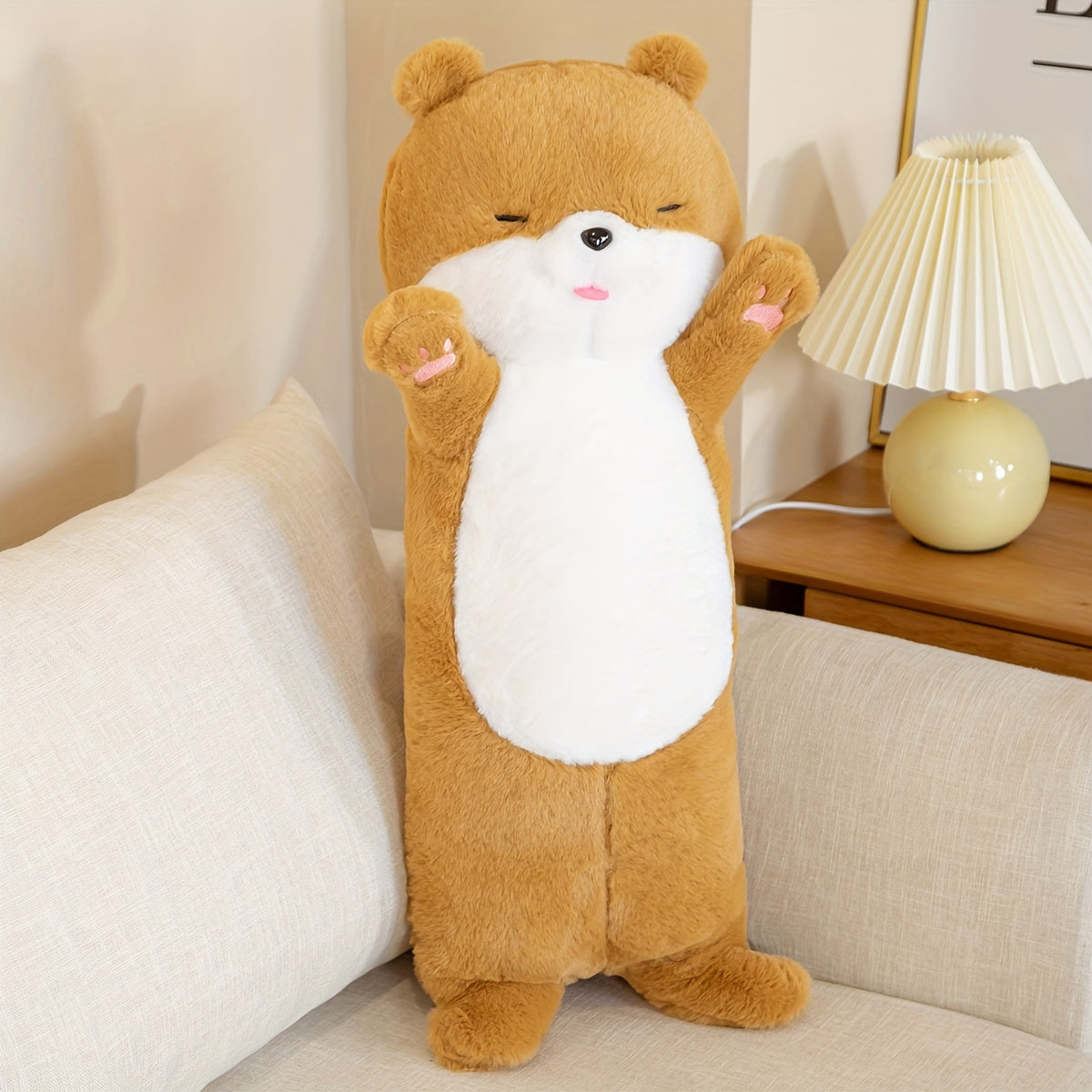 Cute Otter Shaped Plush Pillow - Perfect Birthday Gift