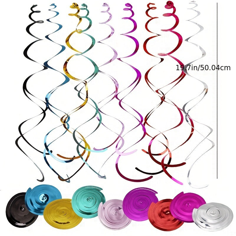6pcs Ceiling Hanging PVC Pendants for Wedding & Kids Party Decor