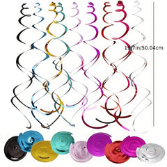 6pcs Ceiling Hanging PVC Pendants for Wedding & Kids Party Decor