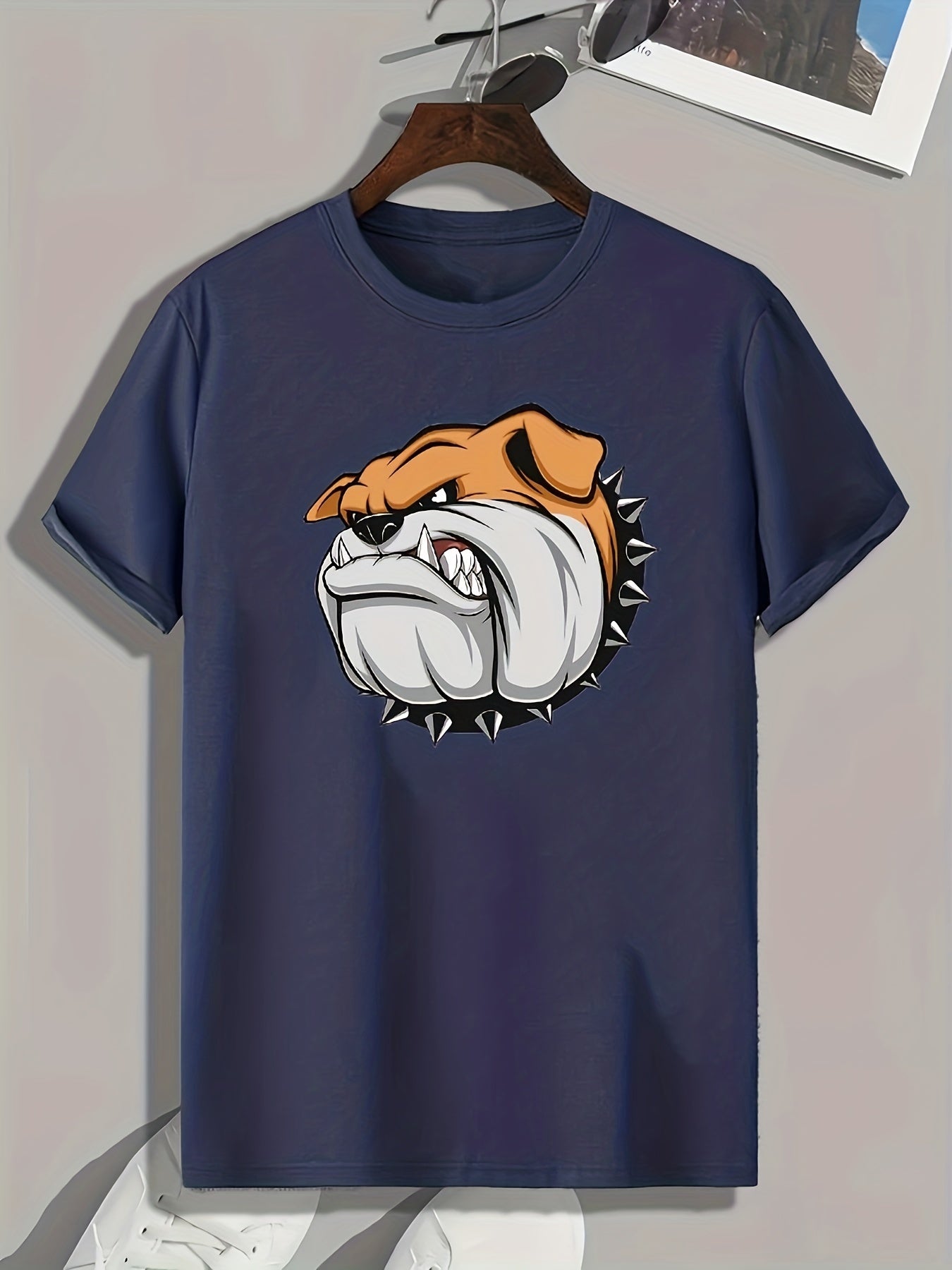 Cartoon Print Men's Graphic T shirt for Summer