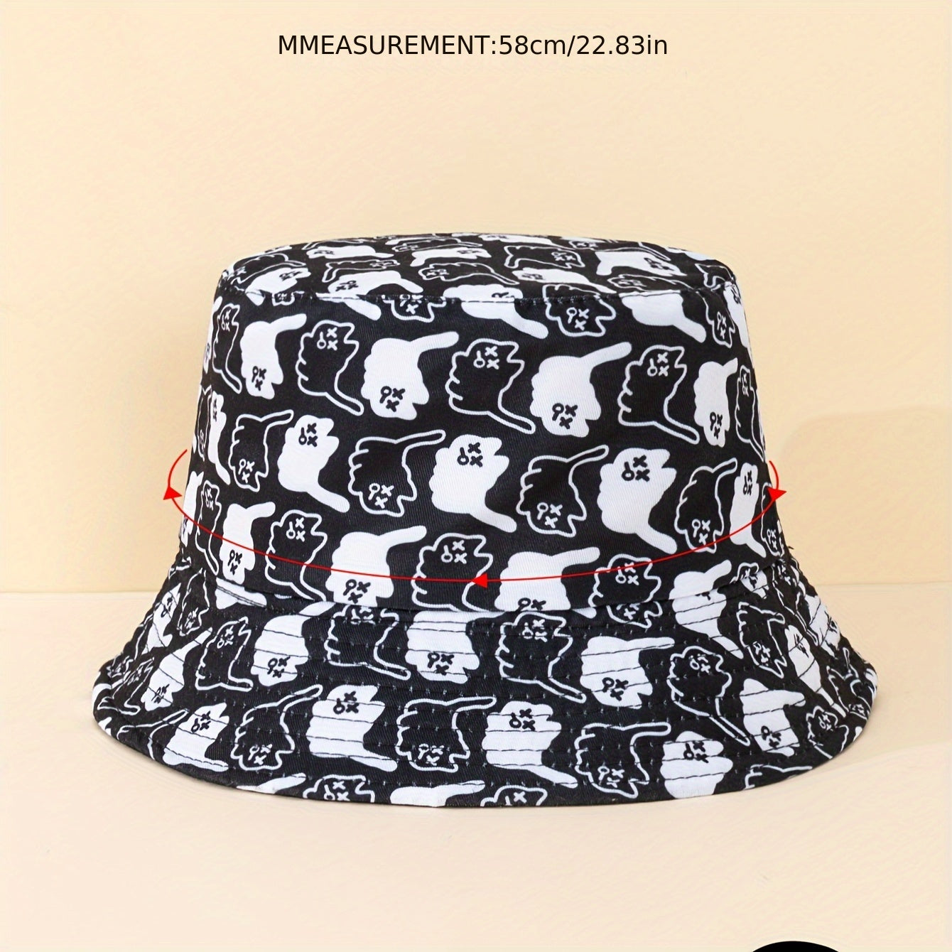 Animal Printed Bucket Hat Lightweight Sun Hat