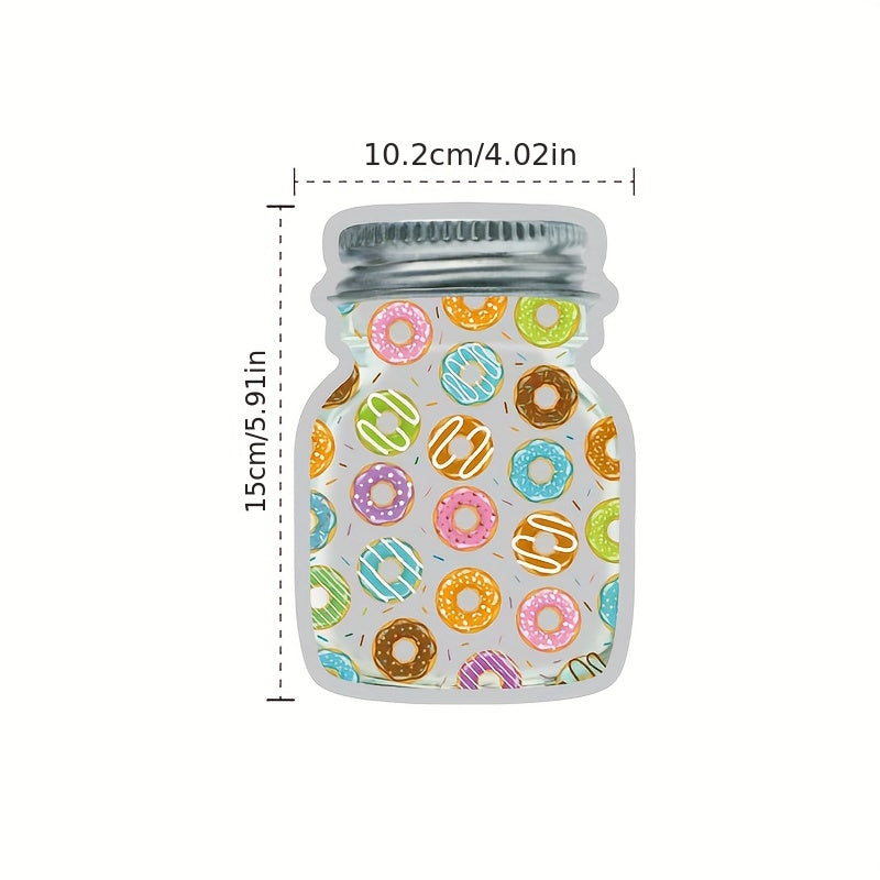 10pcs Bottle Shaped Food Storage Bags for Shopping, Parties, Birthdays