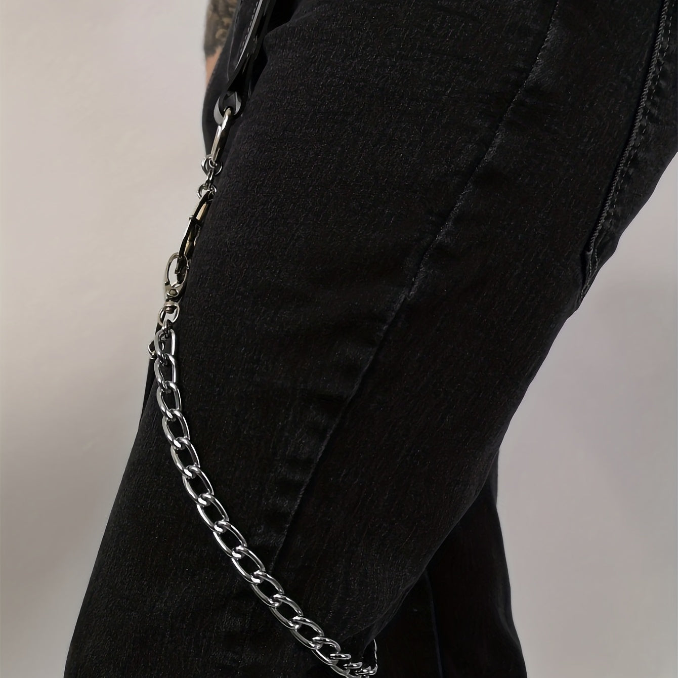 Metal Punk Pentagram Spike Pants Chain Rock Hip hop Accessories