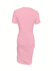 Sexy Bodycon Drawstring Dress for Women