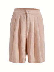 Comfy Solid Lounge Shorts Womens Bottoms