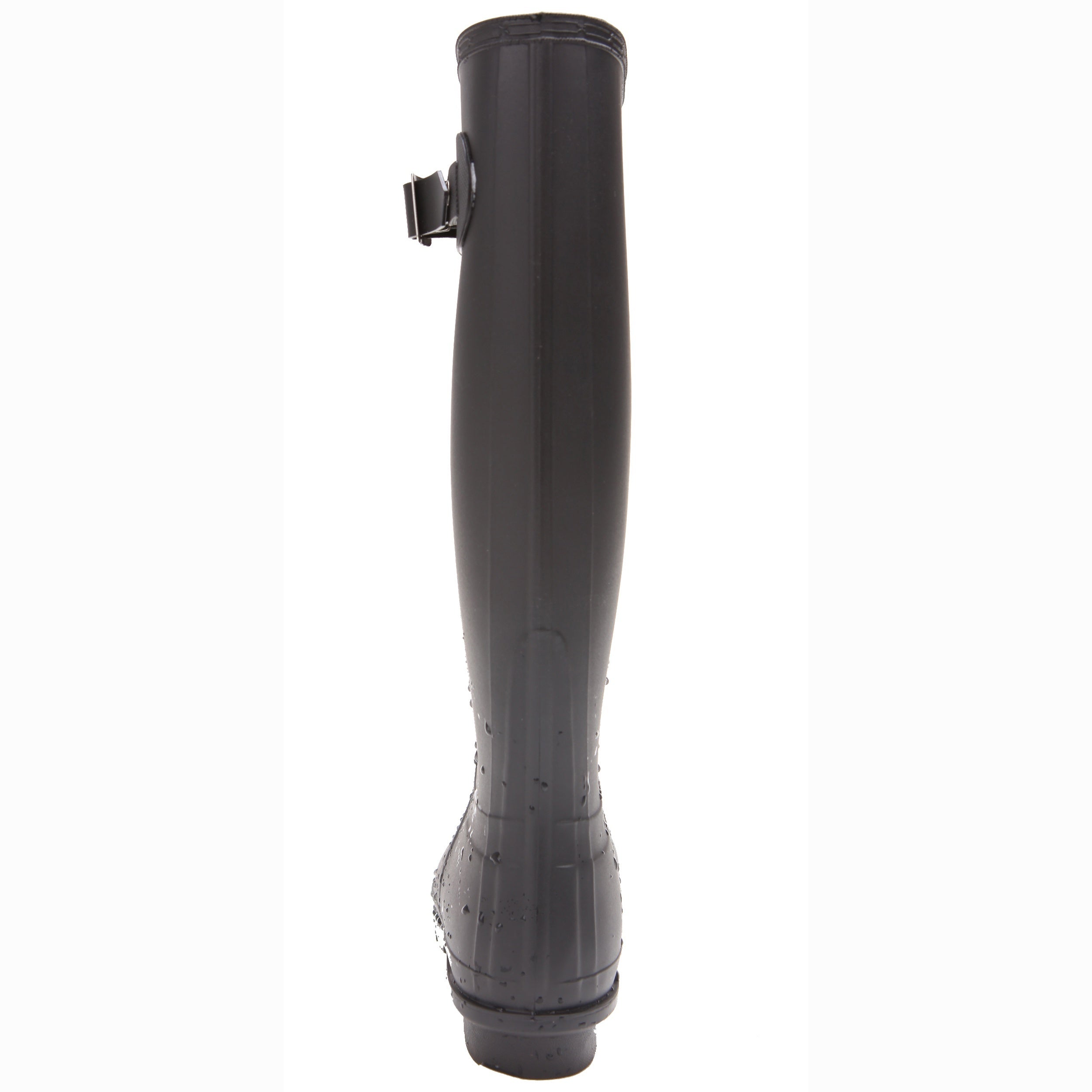 Waterproof PVC Round Toe Flat Rain Boots Lightweight Comfortable Foldable