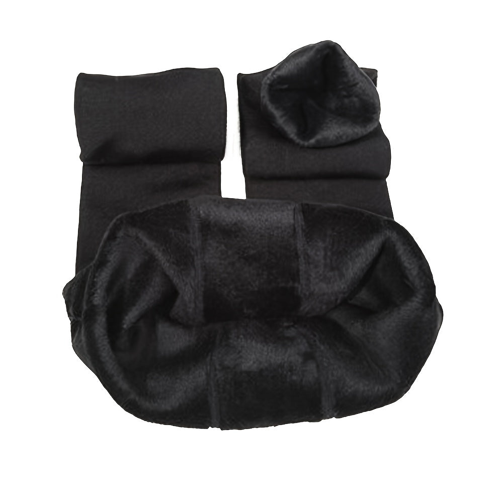 Winter Leggings With Feet, Warm Plus Size Trousers