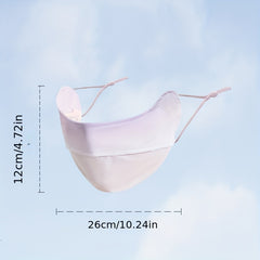 Gradient Sunproof Mask Breathable Ice Silk Face Covering Reusable