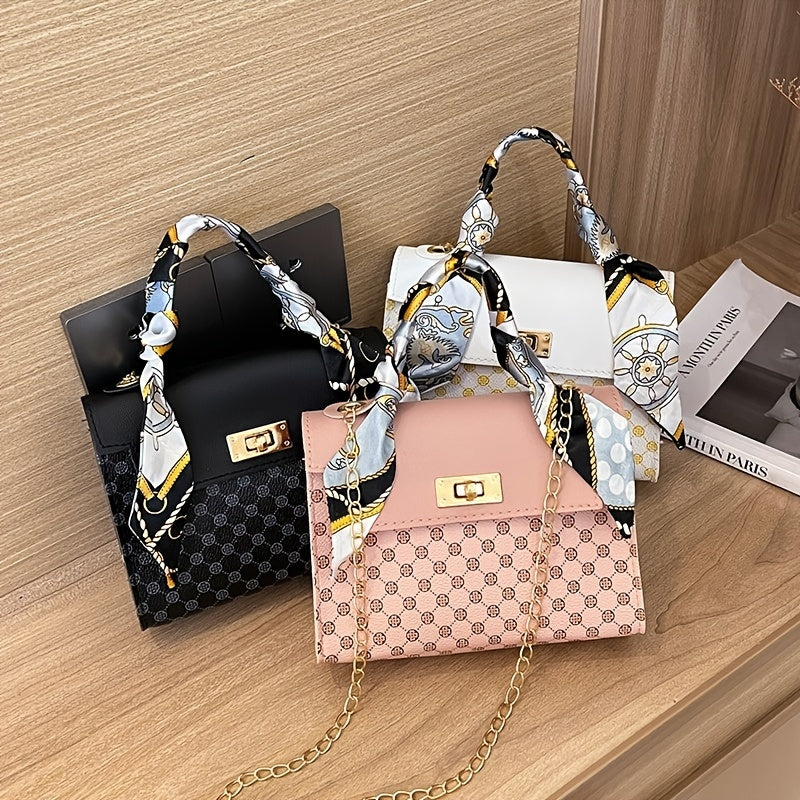 Sweet Diagonal Bag Handbag Square Bag Casual Versatile Shoulder Bag