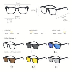 Clip On Polarized Driving Sunglasses UV400 Protection