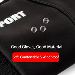 Winter Velvet Warm Touch Screen Gloves Non-slip Cycling Mountaineering Skiing