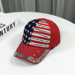 5 Pointed Star Diamond Baseball Cap Outdoor Sunshade Hat